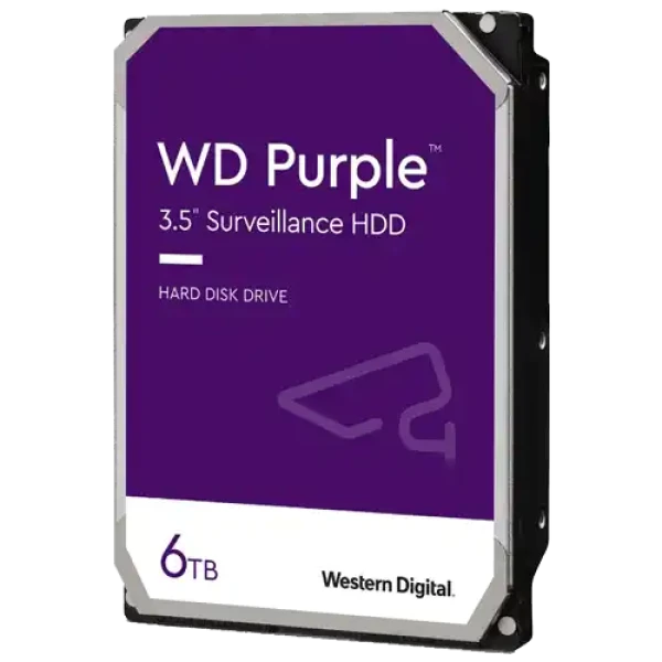 Hard disk 6TB SATA3 Western Digital Caviar 64MB WD62PURZ Purple Recertified