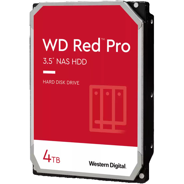 HDD NAS WD Red Pro (3.5, 4TB, 256MB, 7200 RPM, SATA 6 Gbs) ( WD4005FFBX )