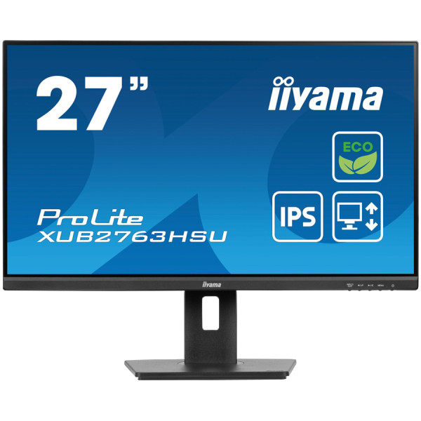 Monitor 27'' Iiyama XUB2763HSU-B1 IPS 1920x1080/100Hz/3ms/HDMI/DP/USB/zvučnici