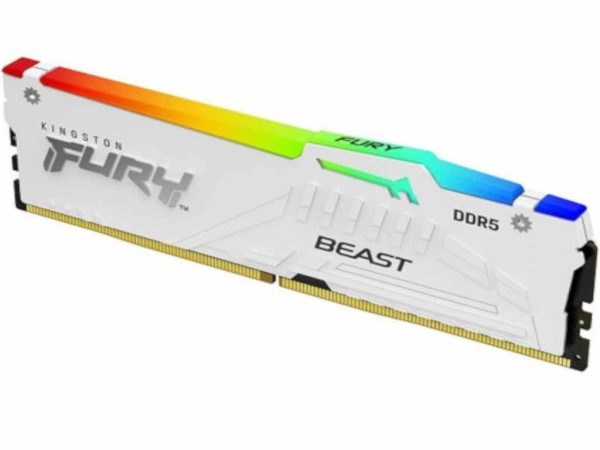 Memorija KINGSTON 16GB/DIMM/DDR5/6000MHz/CL36/FURY Beast White RGB EXPO