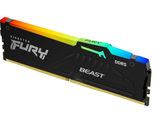 KINGSTON DIMM DDR5 8GB 5600MT/s KF556C36BBEA-8 Fury Beast RGB EXPO 