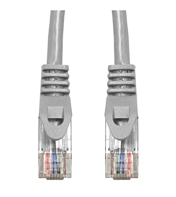 Patch kabl RJ45 Cat5e U/UTP,PVC sivi 3m