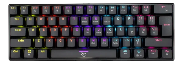 Tastatura White Shark GK 2022 SHINOBI BLACK mehanička US/ Blue Switch