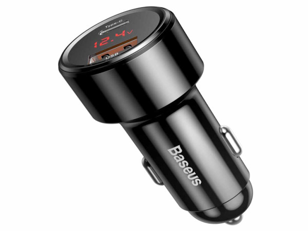 Pametni Brzi Punjac BASEUS Magic Series/Digital Display/Type-C PD+QC/autopunjac/45W/crna