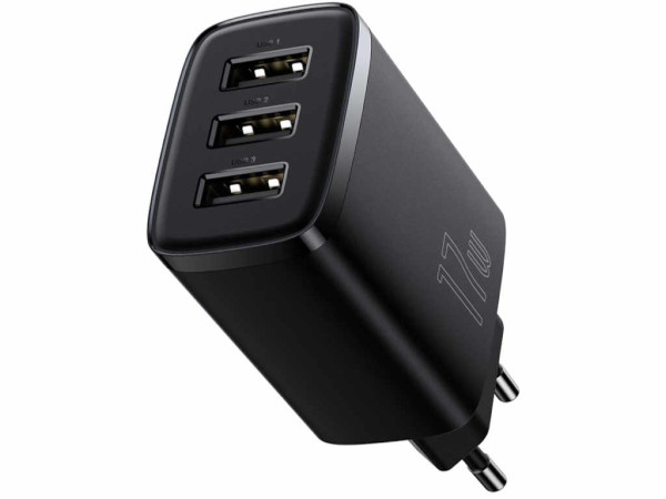 Punjac BASEUS Compact 3U 17W/crna