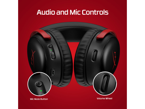 Slušalice HP HyperX Cloud III Core/bežicne/Gaming/crna