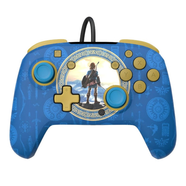 Nintendo Switch Wired Controller Rematch - Hyrule Blue