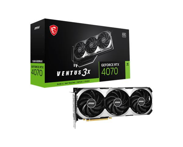 VGA MSI RTX 4070 VENTUS 3X E 12G OC