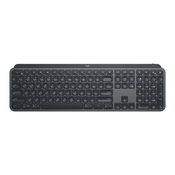 LOGITECH MX Keys for Mac Advanced Wireless Illuminated Keyboard - SPACE GREY - US INTL - 2.4GHZBT - EMEA ( 920-009558 ) 