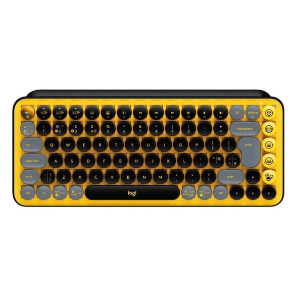 LOGITECH POP Keys Bluetooth Mechanical Keyboard - BLAST YELLOW - US INTL ( 920-010735 ) 