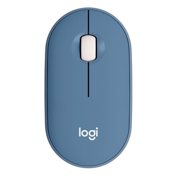 LOGITECH Pebble M350 Wireless Mouse - BLUEBERRY - 2.4GHZBT - EMEA - CLOSED BOX ( 910-006753 ) 