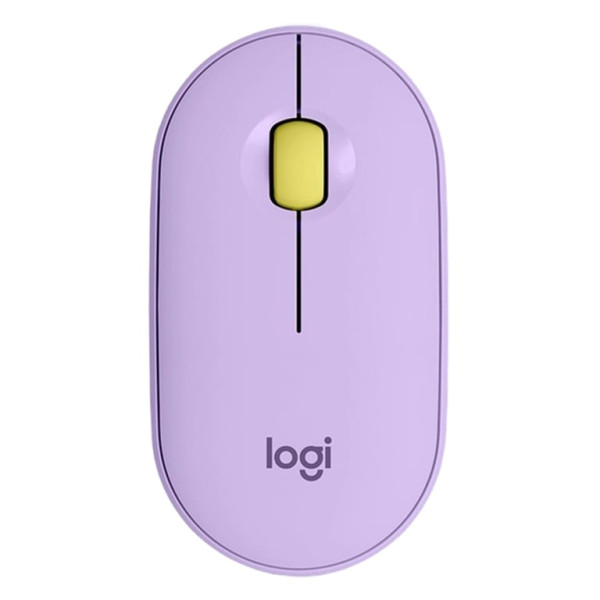 LOGITECH Pebble M350 Wireless Mouse - LAVENDER LEMONADE - 2.4GHZBT - EMEA - CLOSED BOX ( 910-006752 ) 