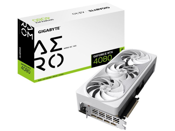 Grafička karta GIGABYTE RTX4080 GV-N4080AERO OC-16GD NVD/16GB/GDDR6X/256bit