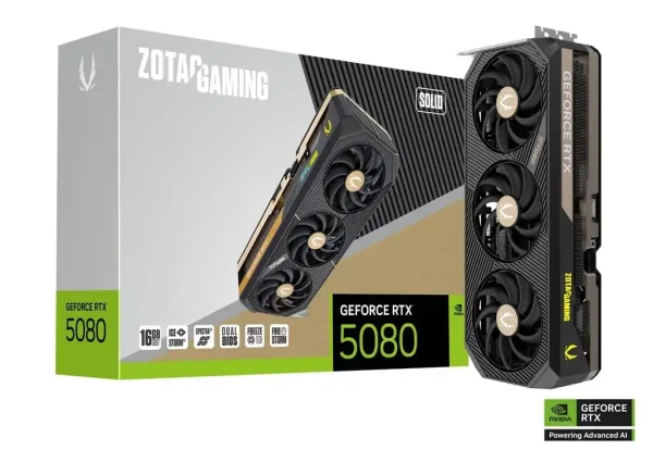 Grafička karta Zotac Gaming Geforce RTX 5080 Solid 16GB DDR7 256 bit 3xDP/HDMI