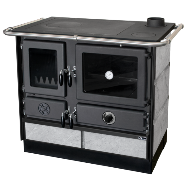 Šporet MBS Termo Magnum Plus 4D,sivi,desni