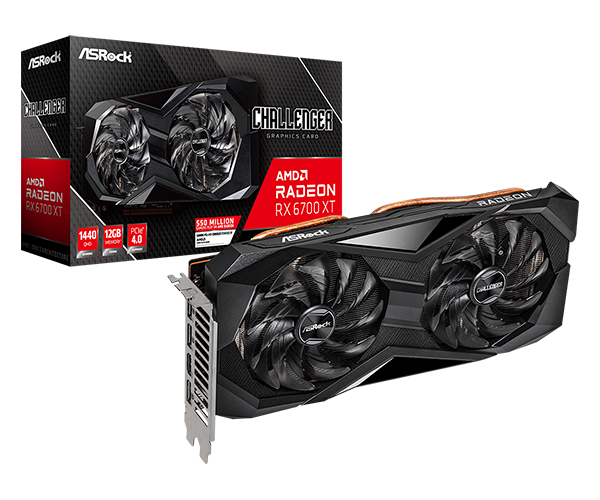 SVGA Asrock Radeon RX 6700 XT Challenger D 12GB GDDR6, RX6700XT CLD 12G