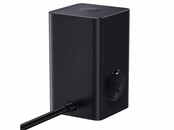 Stanica za punjenje BASEUSPowerCombo Tower Digital PowerStrip/3AC+2U+2C/35W/1.5m/crna
