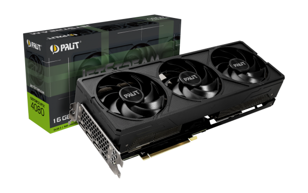 SVGA Palit Geforce RTX 4080 JetStream 16GB GDDR6X 256bit, NED4080019T2-1032J