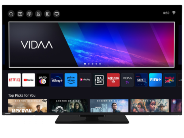 Televizor TOSHIBA 50QV3463DG/QLED/50''/UHD/smart/VIDAA/crna