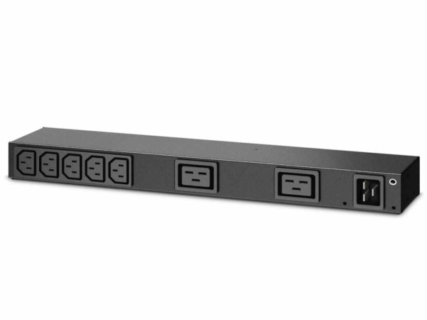 Rack PDU, Basic, 0U/1U, 100-240V/20A, 220-240V/16A, (7) C13, (2) C19