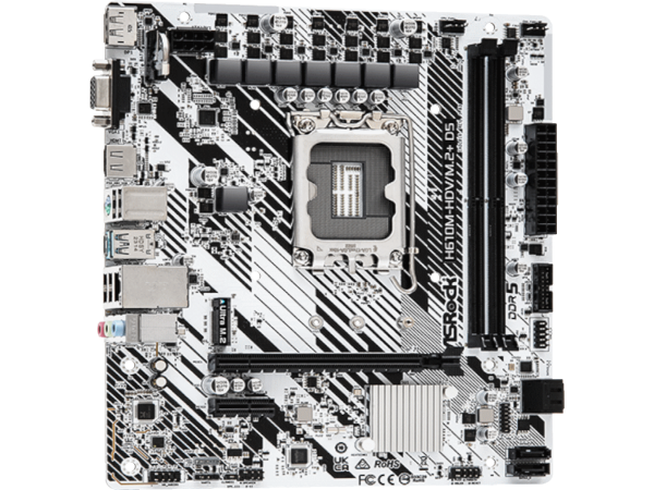 Matična ploča ASROCK H610M-HDV/M.2+ D5/LGA1700