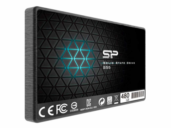 SSD SILICON POWER Slim S55 480GB/2.5''/SATA 3/crna