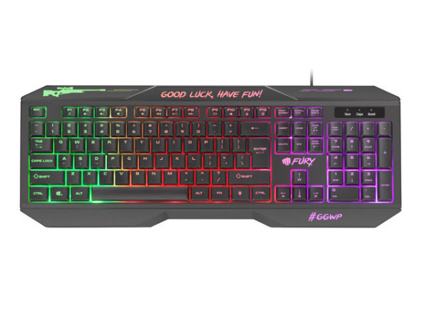 Tastatura USB Natec NFU-1586 Fury Hellfire 2 RGB US
