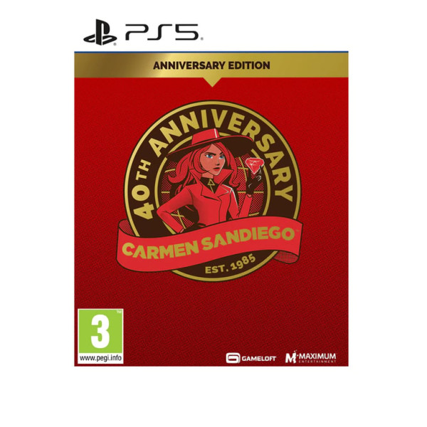 PS5 Carmen Sandiego 40th Anniversary Edition