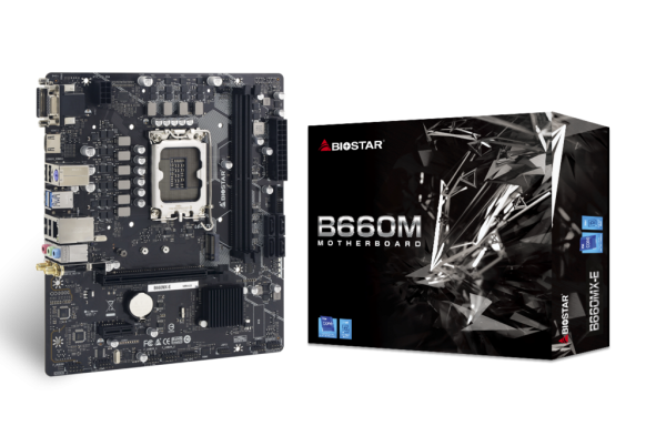 MB s1700 Biostar B660MX-E 2xDDR4M.2HDMIVGADVI