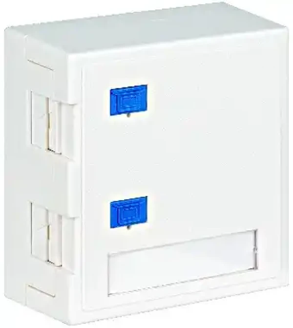 Utičnica za 2 modula 68x65x30 Toolless Line Schrack HSED02AW3S