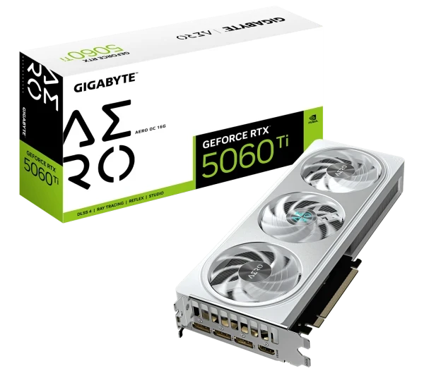 Grafička karta Gigabyte GeForce RTX 5060 TI Aero OC GV-N506TAERO OC-16GD 16GB GDDR7