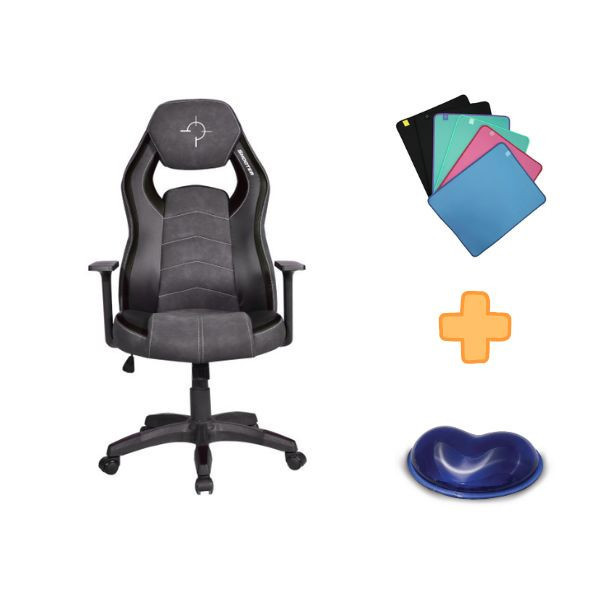 Stolica Gaming Shooter HC-2589 BLACK/GRAY + poklon