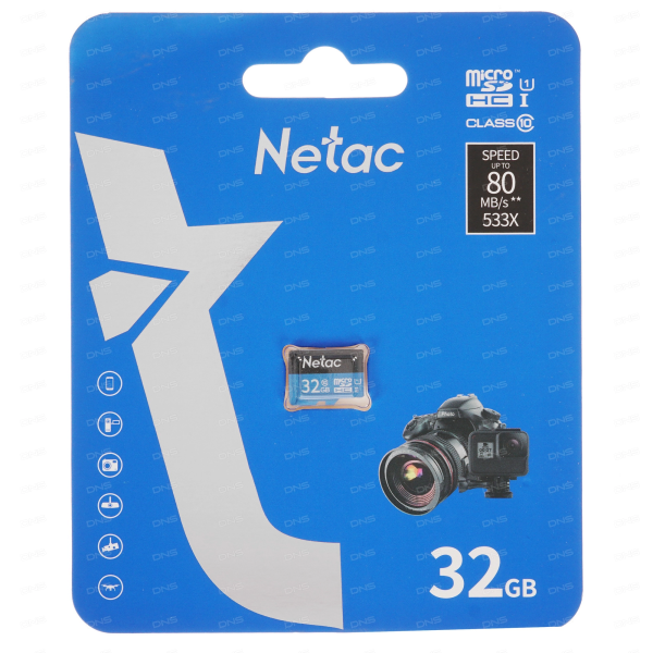 Micro SDHC Netac 32GB P500 Standard NT02P500STN-032G-S