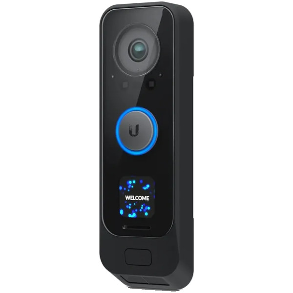 The G4 Doorbell Pro is a WiFi-enabled video doorbell equipped with a primary 5MP camera and a secondary 8MP package camera. ( UVC-G4-DOORBELL-PRO-EU )