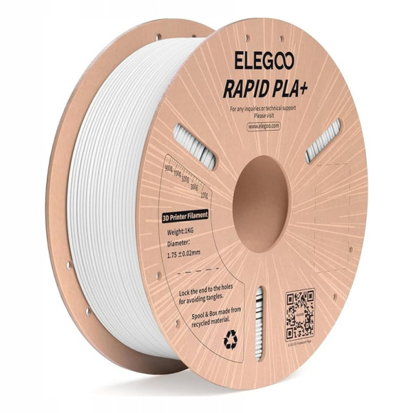 Rapid PLA+ filament 1.75mm 1kg - White