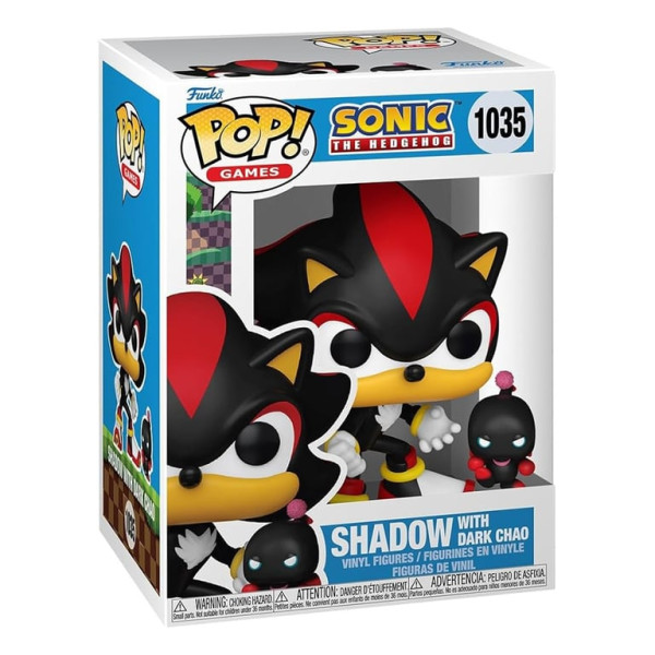 Funko POP! & Buddy: Sonic - Shadow w/Dark Chao