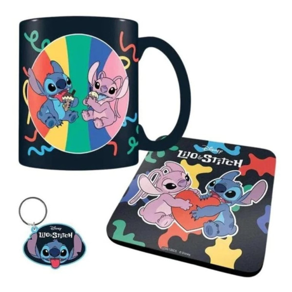 Lilo & Stitch (You're my fave) Mug Coaster Keychain Gift Set