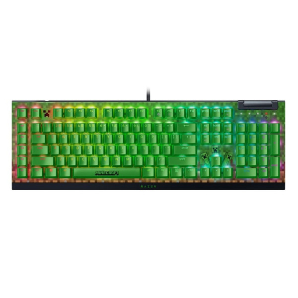 BlackWidow V4 X - Mechanical Gaming Keyboard (Green Switch) - Minecraft Edition - US Layout - FRML