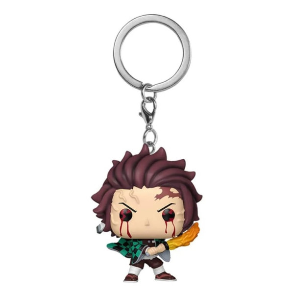 Funko POP! Keychain: Demon Slayer - Tanjiro (Sun Breathing)