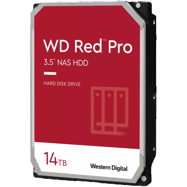 HDD NAS WD Red Pro (3.5, 14TB, 512MB, 7200 RPM, SATA 6 Gbs) ( WD142KFGX ) 