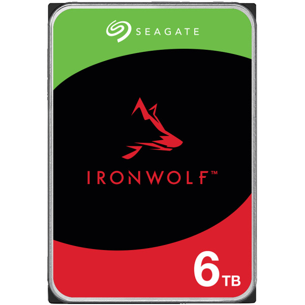 SEAGATE HDD IronWolf  NAS (3.5 6TB  256m SATA 5400rpm) ( ST6000VN001 ) 