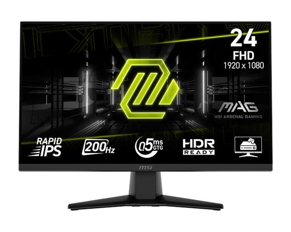Monitor 24 MSI MAG 242F IPS, FHD, 0,5ms, 200Hz, HDMI, DP
