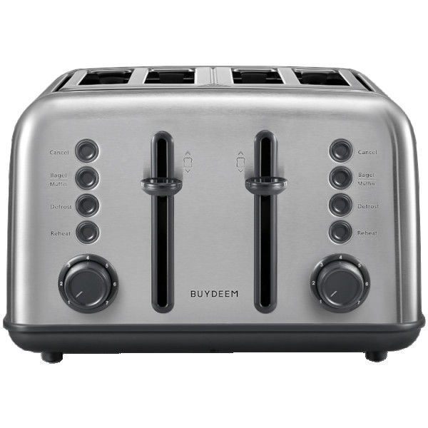BUYDEEM 4 Slice Toaster, model DT640E, color Stainless Stell, EU ( DT640E-SSEU ) 