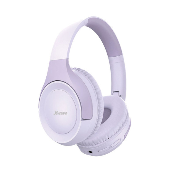 Xwave MX100 purple Bluetooth slušalice stereo sa mikrofonom/v5.3/FM/Aux/microSD