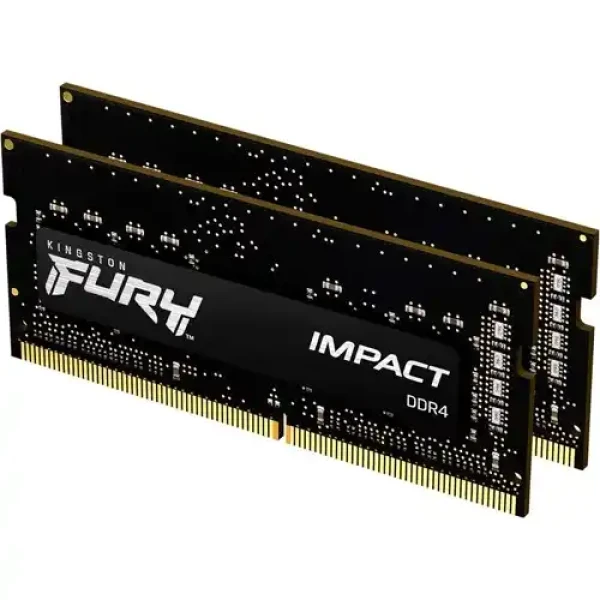 Memorija SODIMM DDR4 32GB (2x16) 3200MHz Kingston Fury Impact KF432S20IBK2/32