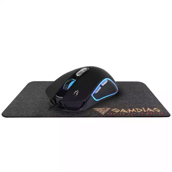 Miš + podloga Gamdias Zeus M3 7200dpi USB RGB