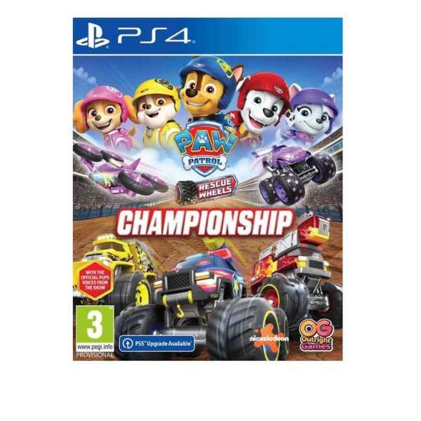 PS4 PAW Patrol Rescue Wheels: Championship