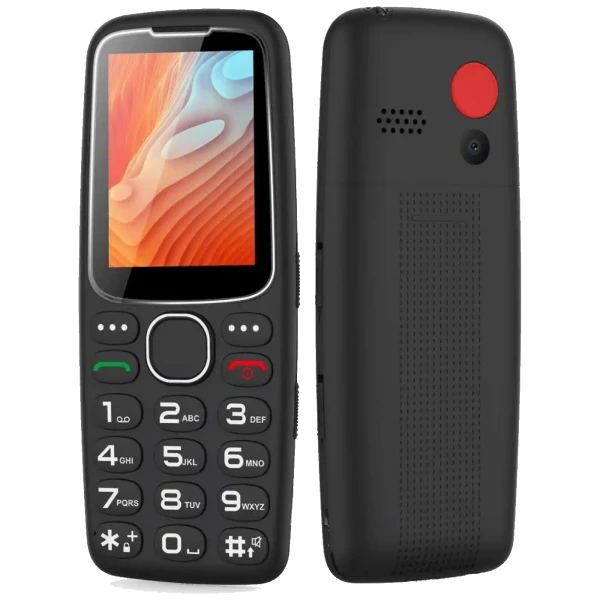 Mobilni telefon Meanit Senior 10 plus crni