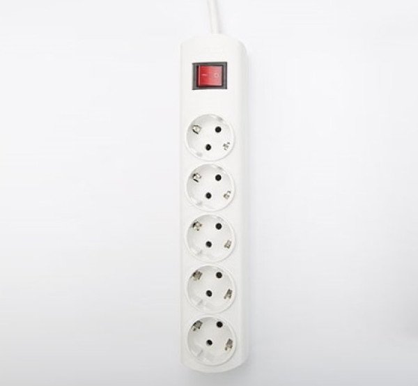 KABAL PRODUZNI LINKOM 5r/1.5m SA PREKIDACEM 3x1.5mm BELI BULK