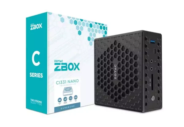 Zotac Mini PC ZBOX-CI331NANO-BE-W5C N5104GB120GBWifiBTDPVGAHDMIWin11 Pro